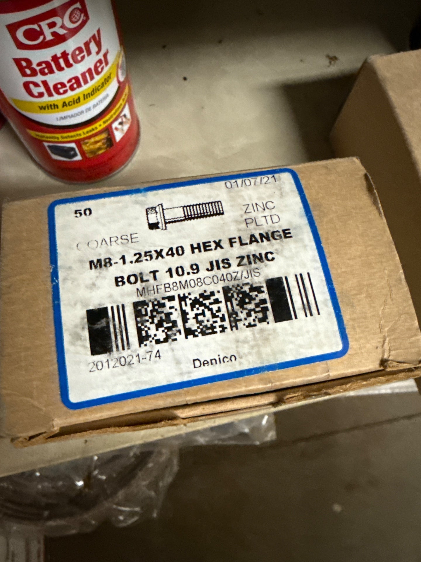 M8-1.25x40-50