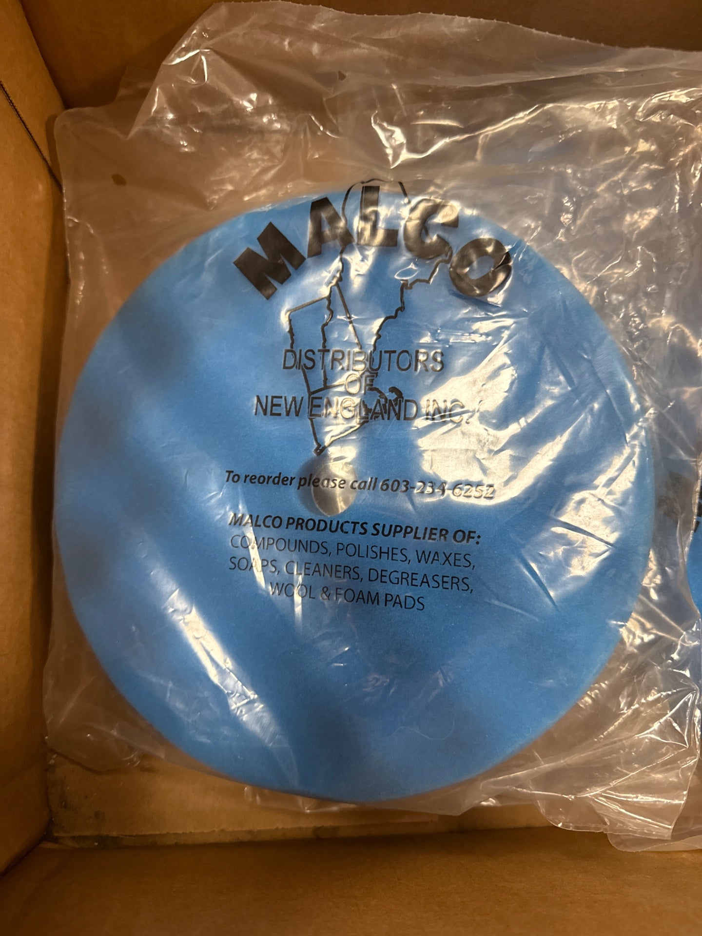 Malco Blue Ribbed Foam Pad