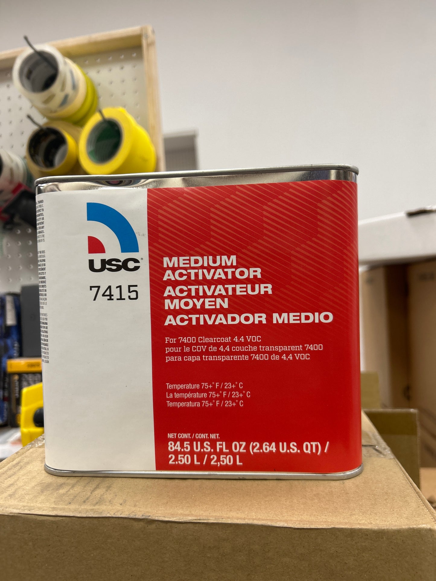 USC® 7415-25 Medium Activator, 2.5 L, Liquid, Use With: 7400™ Euro Value Clearcoat