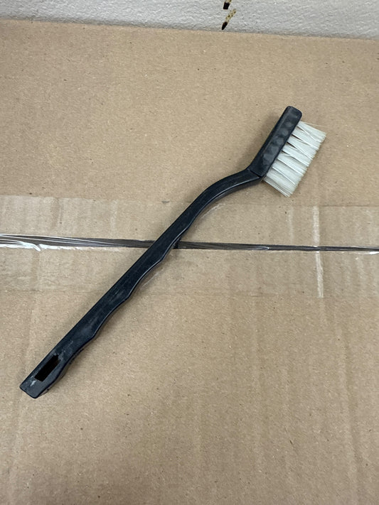 Small Black Handle White Bristle Brush