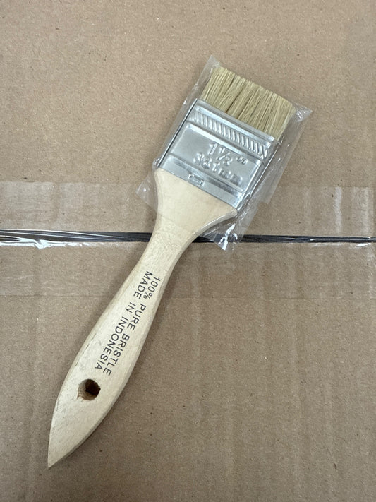 Small Tan Handle 1.5” Brush